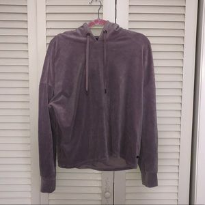 DKNY Light Purple Velour Sweatshirt